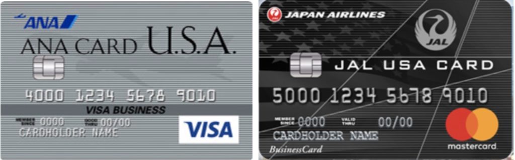 ANA/JAL USA Credit Card face